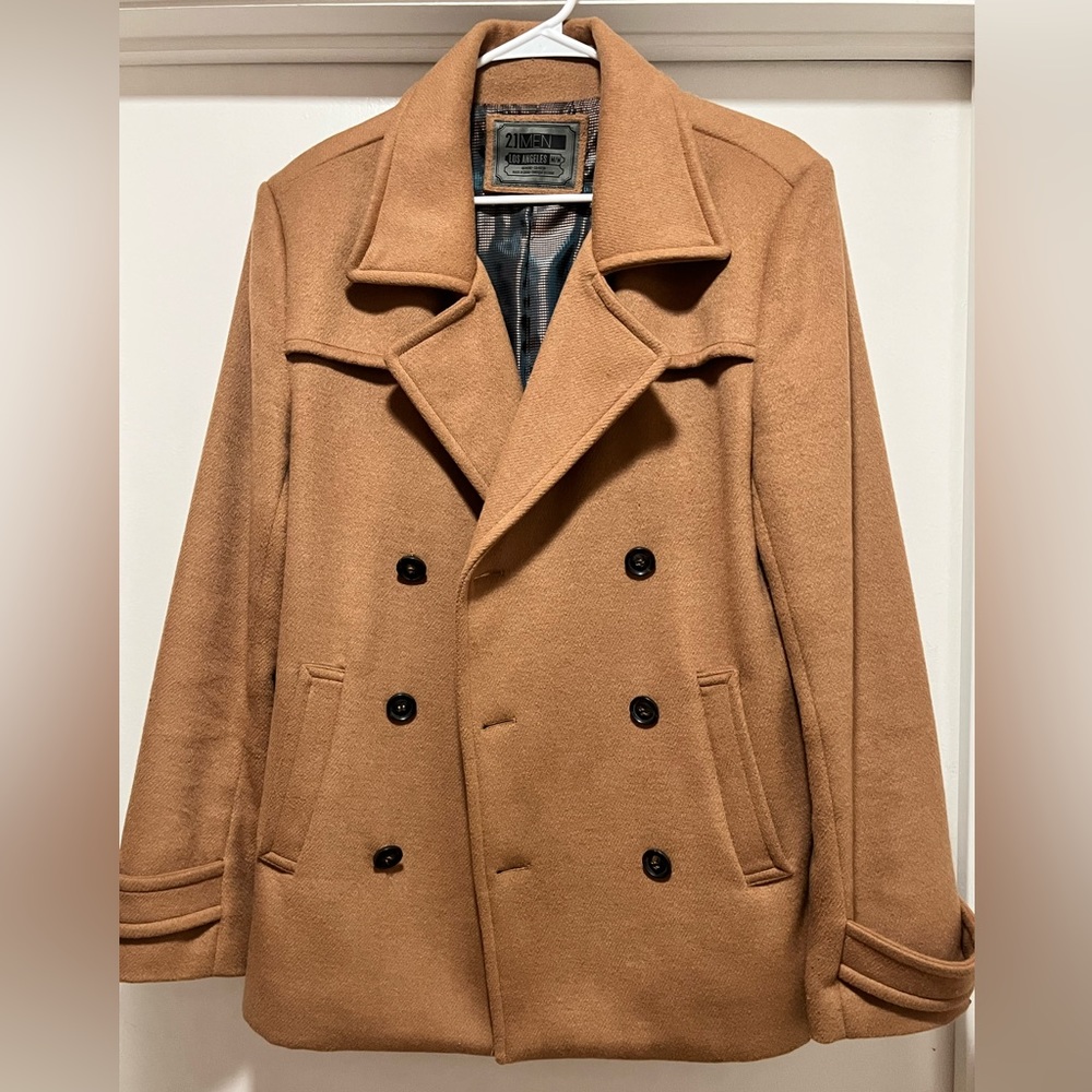 Forever 21 Wheat Coat size medium